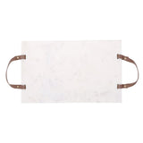 Smooth Marble Board with Leather Handles